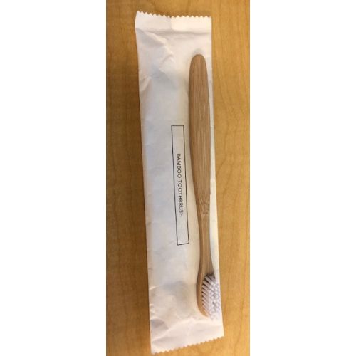 A La Carte Bamboo Toothbrush in Coated Paper Package